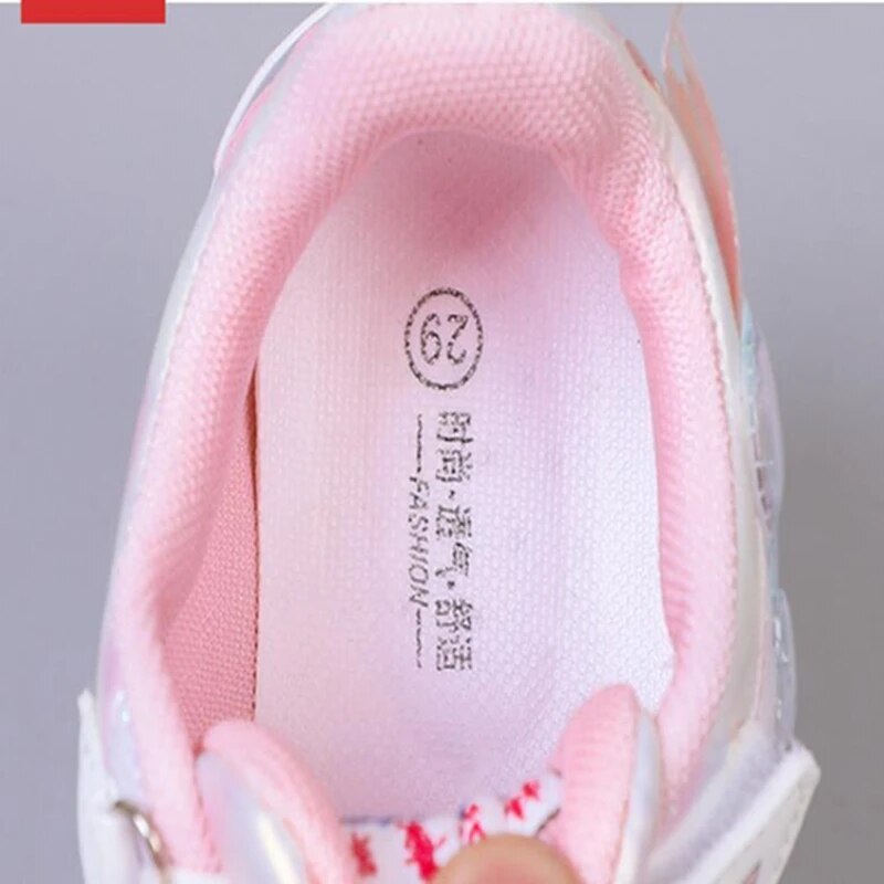 Baby Girls Casual Shoes Frozen Elsa Princess Children Sneakers Running Sport Kids Toddler Shoes