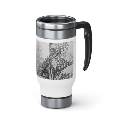 Stainless Steel Travel Mug with Handle, 14oz