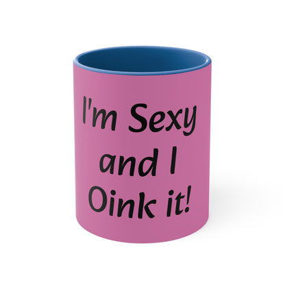 Oink Accent Mug, 11oz