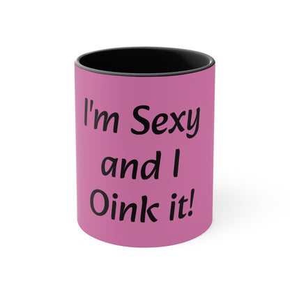 Oink Accent Mug, 11oz