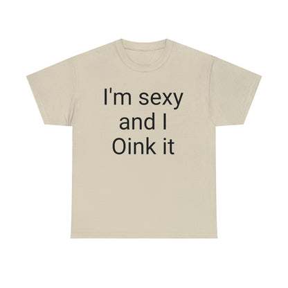 Oink Unisex Cotton Tee