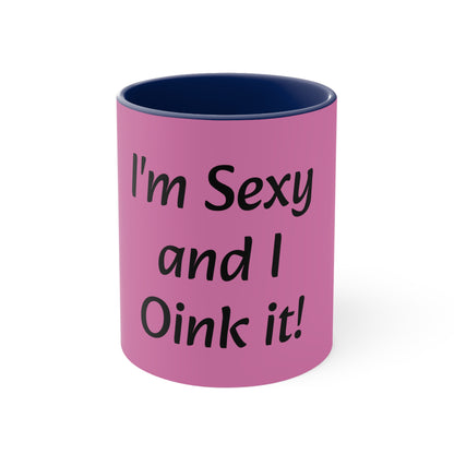 Oink Accent Mug, 11oz