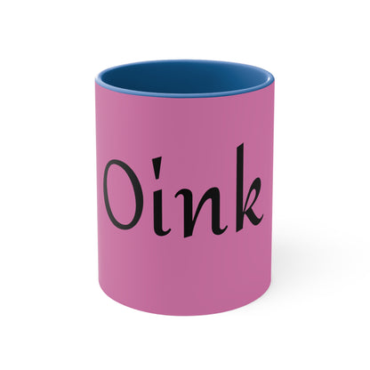 Oink Accent Mug, 11oz