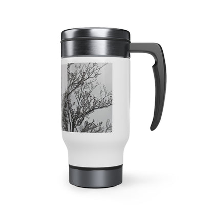 Stainless Steel Travel Mug with Handle, 14oz