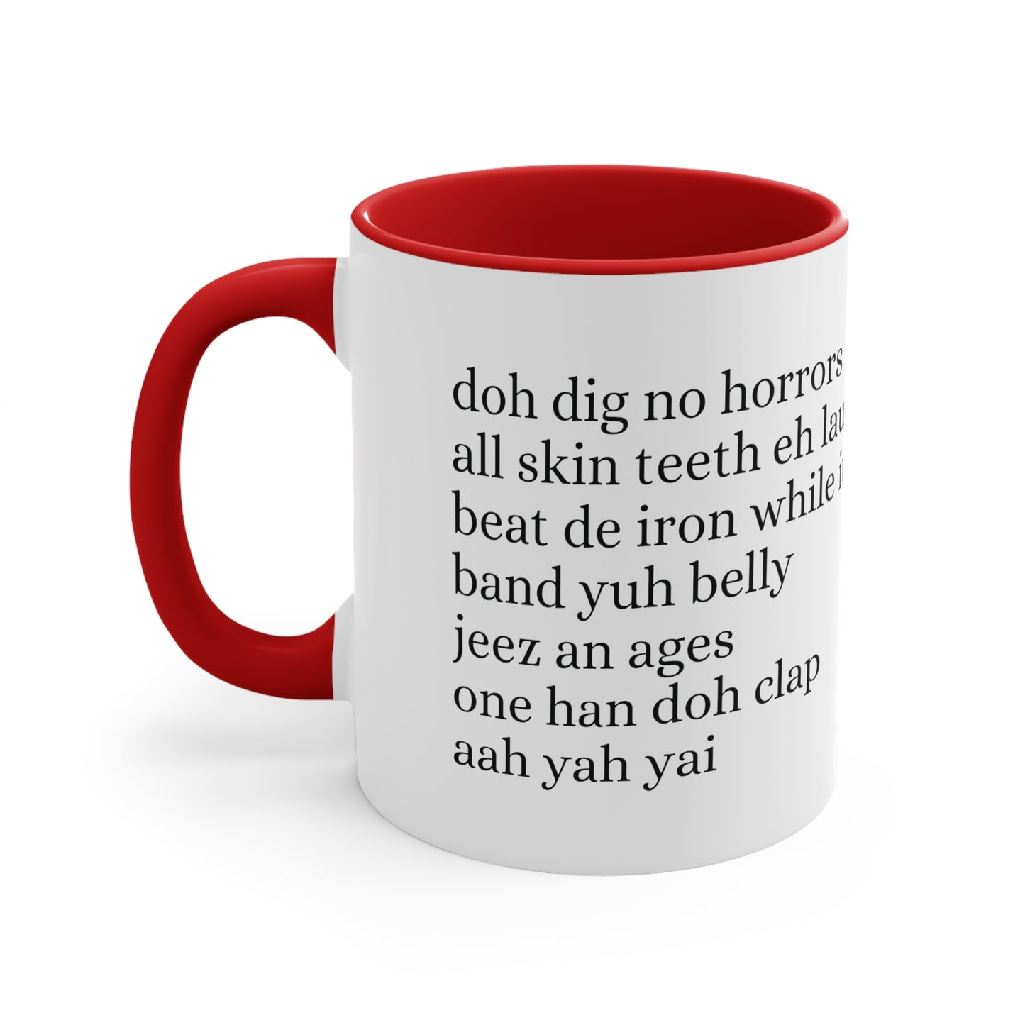 Trinidad & Tobago slang words Coffee Mug, 11oz