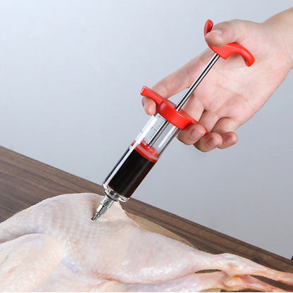 Marinade Injector BBQ Meat Syringe Turkey Chicken