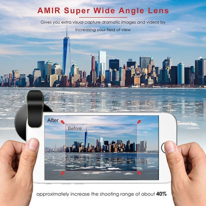 Mobile Phone Lens 0.45x Super Wide Angle 12.5x Macro HD Camera Lens For iPhone 12 11 8 7 6 XS Samsung Tongdaytech