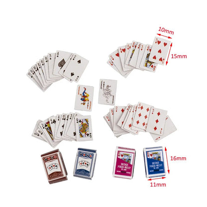 RC Car Accessories Decoration Mini Playing Cards for 1/10 RC Rock Crawler Axial SCX10 TAMIYA RC4WD D90 TF2 Traxxas TRX-4