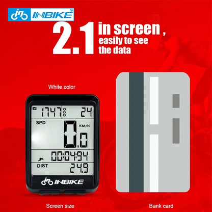 Cyclocomputer Bicycle Computer Wireless Speedometer INBIKE Digital Speedometer For Bike Odometer Motorcycle Plastic Waterproof