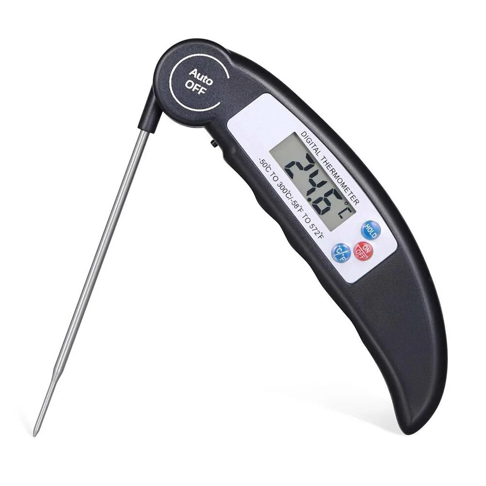 Digital BBQ Thermometer Foldable Electronic Food Cooking Meat Probe Water Milk Kitchen Oven Thermometer Tools