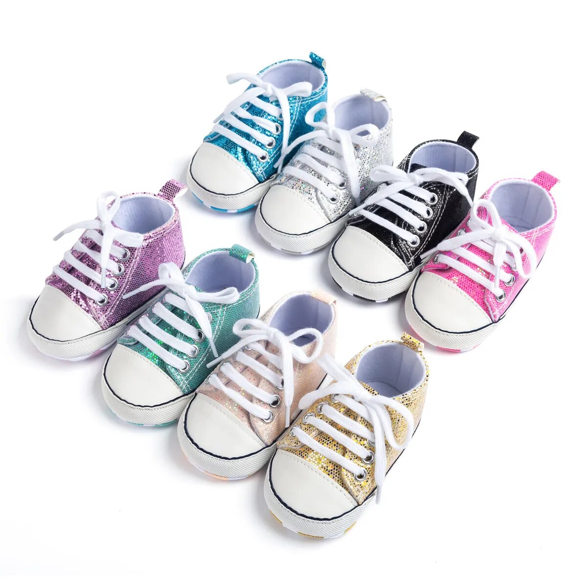 New Baby Canvas Classic Sneakers Newborn Star Sports Baby Boys Girls First Walkers Shoes Infant Toddler Anti-slip Baby Shoes