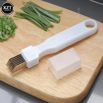 Slicer Cut Onion Slicer Garlic Crusher Cutter Knife Multi-slicer  Vegetable Cutter Gadget Kitchen Accessories