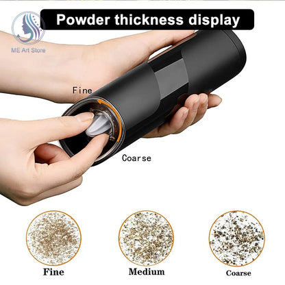 Electric Pepper Grinder Automatic Mill Gravity Salt and Pepper Shaker with LED Light Spice Grinder Pepper Mills Kitchen Tools