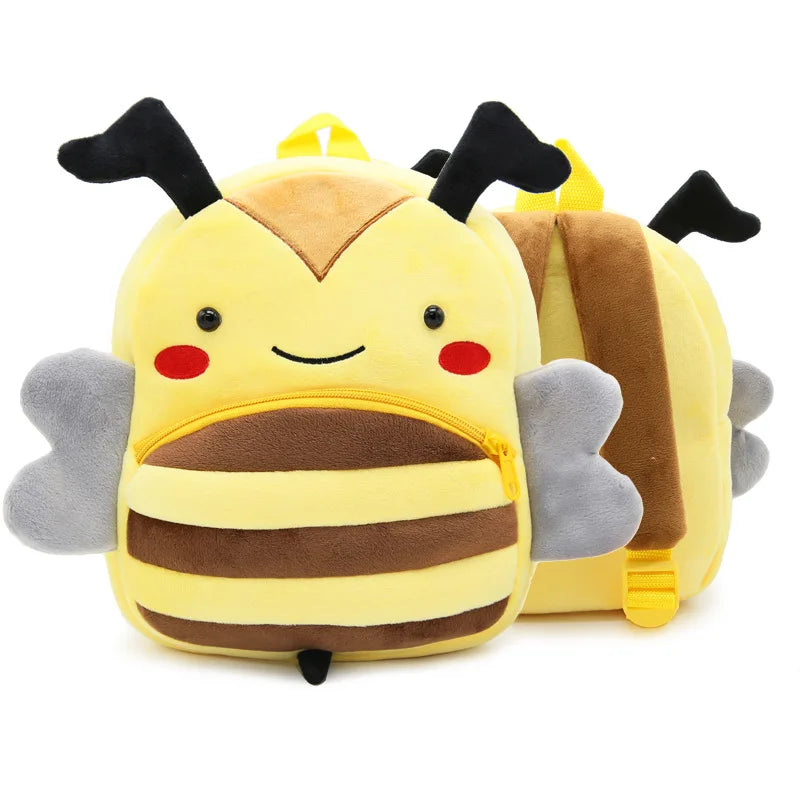 Children School Bags 3D Cartoon Animal Plush Kids Backpack Kindergarten Schoolbags Mini Small Backpack