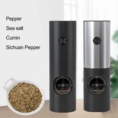 70ML Rechargeable Electric Pepper Grinder Salt And Pepper Mills USB Charging Pepper Grinding Machine Kitchen Gadget