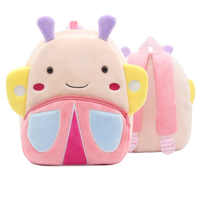 Children School Bags 3D Cartoon Animal Plush Kids Backpack Kindergarten Schoolbags Mini Small Backpack