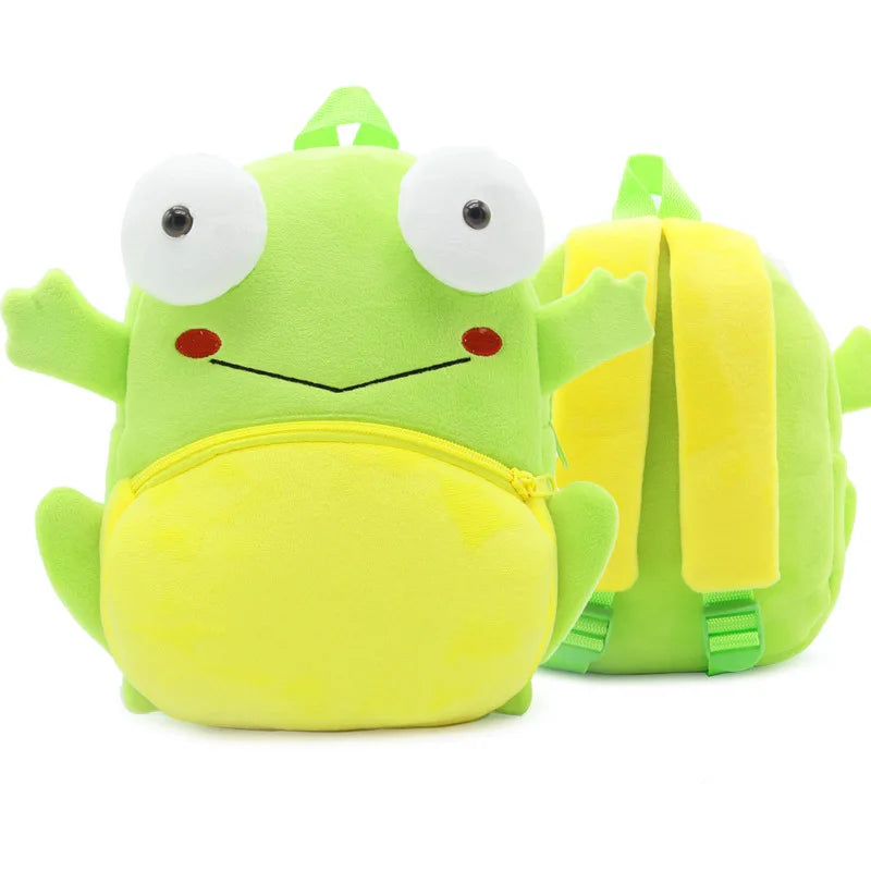 Children School Bags 3D Cartoon Animal Plush Kids Backpack Kindergarten Schoolbags Mini Small Backpack