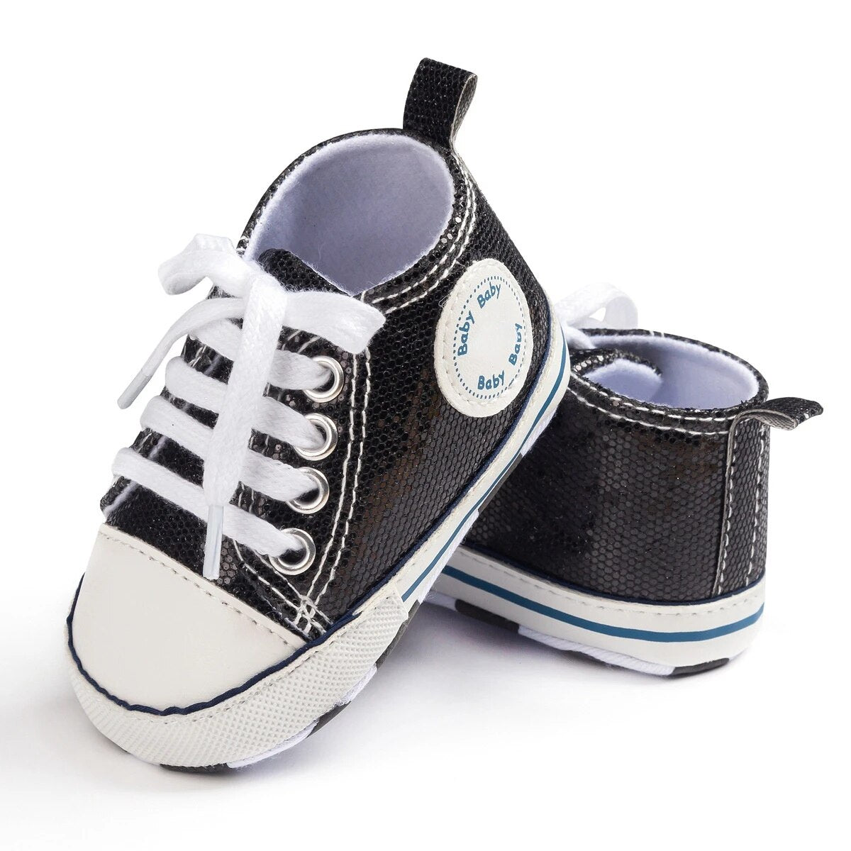 New Baby Canvas Classic Sneakers Newborn Star Sports Baby Boys Girls First Walkers Shoes Infant Toddler Anti-slip Baby Shoes