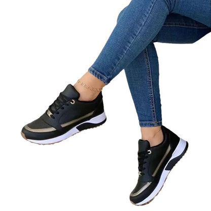 Sneakers Casual Shoes Sport Lace Up Flat Breathable Vulcanized Shoe Running Walking Shoes