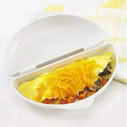 Microwave Omelet Maker Tray Egg Cooker Egg Boiler Poacher