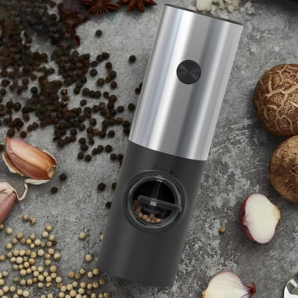 70ML Rechargeable Electric Pepper Grinder Salt And Pepper Mills USB Charging Pepper Grinding Machine Kitchen Gadget