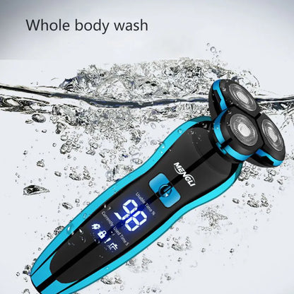 Electric Razor Shaver Hair Cutting Machine 100% Water Proof Men Clipper Beard Trimmer  Rotary Shaver